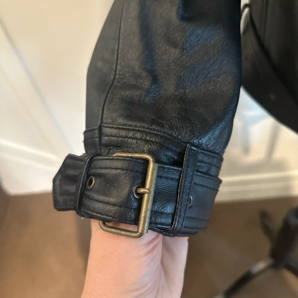Leather Biker Jacket - Picture 4 of 10